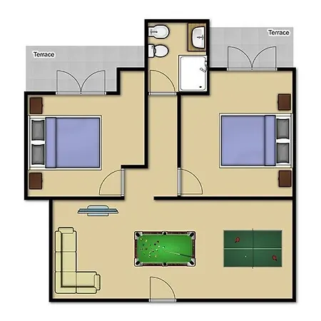 In Playa Blanca Sleeps 8 Includes Swimming Pool Air Con And Wifi 9 1 Villa *